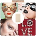 thumbnail image 5 of Unique Bargains 4 Sheet Self-Adhesive Rhinestone Stickers 2190Pcs 3mm/5mm Light Orange, 5 of 5