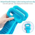 thumbnail image 3 of CHAO Cepillo de ducha de silicona para espalda, cepillo corporal extendido, 70 cm/27,5 pulgadas, exfoliante corporal para hombres y mujeres, herramienta para el cuidado de la piel con masaje de spa, L, 3 of 5