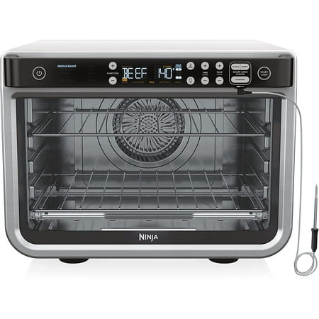Restored Ninja DT251 Foodi 10-in-1 Smart XL Air Fry Oven, Bake, Broil, Toast, Roast, Digital Toaster (Silver) - (Refurbished)