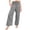 EE32_Black, variant on Girls Plaid Cotton Linen Pants High Waist Lounge Pant Y2K Casual Wide Leg Trousers with Pockets Light Blue 160