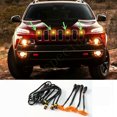 thumbnail image 1 of Pour Jeep Cherokee 2014-2018 Grille avant avec Lumière LED Style Raptor 4 Pcs, 1 of 2