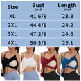 thumbnail image 6 of COMFREE Camisole with Built in Bra for Women Plus Size Casual Loose Tank Tops Sleeveless Shirts Flowy Cami Adjustable Straps(XL-4XL）, 6 of 6