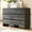 Black (7 Drawers), variant on Papajet 6 Drawer Dresser for Bedroom, 49" Long Modern Chest of Storage Drawers with Anti-Tip Kit, Wood Cabinet Organizer, Easy Assembly, White