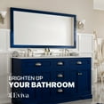 thumbnail image 3 of EVIVA Acclaim 60X30 Transitional Blue Bathroom Mirror, 3 of 7