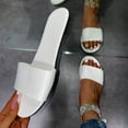 thumbnail image 6 of BONIXOOM White Sandals Woman Clearance Fall Slip-On Platform Casual Fashion Womens Shoes White Size 9.5-10, 6 of 7