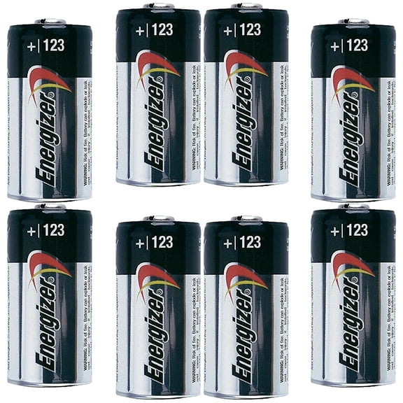 8x Energizer CR123A 123A DL123A Photo Lithium Battery 3V 1500mAh FAST USA SHIP