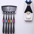 thumbnail image 2 of Dispensador Automático De Pasta De Dientes Para El Baño Del Hogar A La Moda + 5 Uds. Juego De Soporte Para Cepillos De Dientes, Juego Familiar, Estante De Montaje En Pared, Baño Oral Noticed HA013972-00, 2 of 6