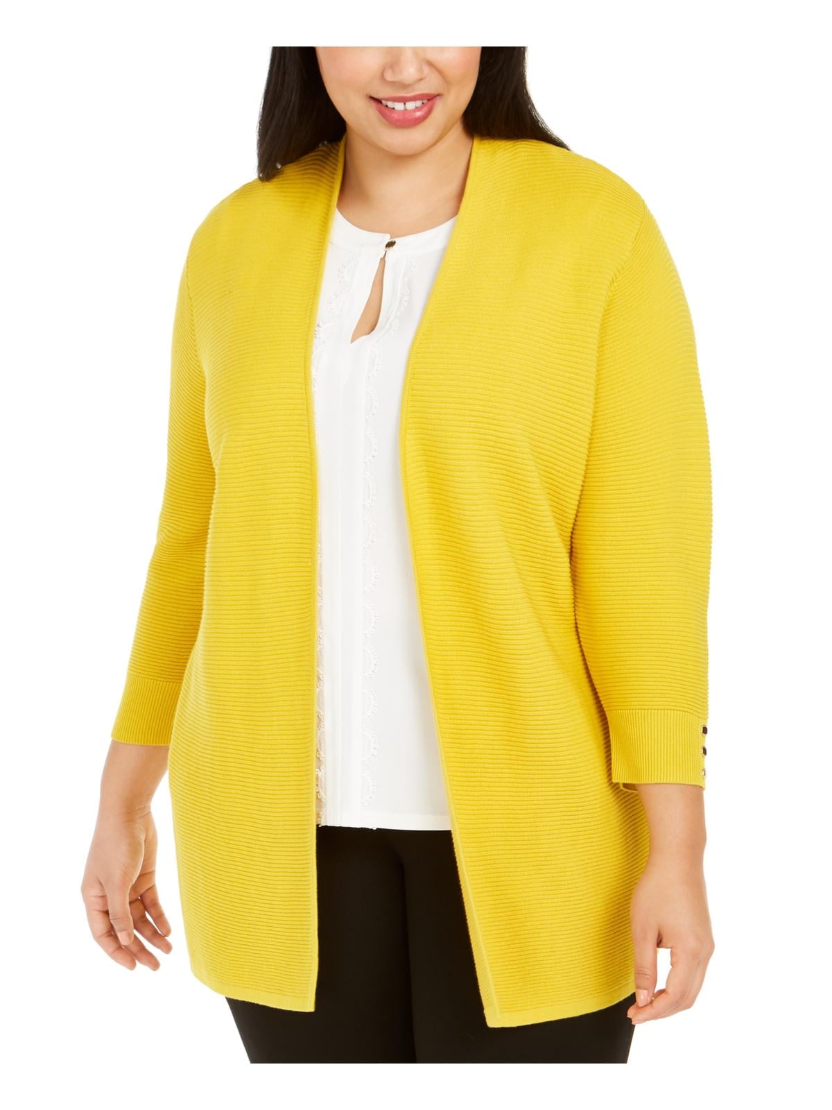 yellow cardigan walmart