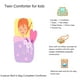 thumbnail image 4 of Juego de cama individual de 6 piezas con edredón y sábanas en bolsa con diseño de girasoles en color marfil para niños y adolescentes, 4 of 6