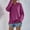 Purple, variant on Patlollav Womens Hoodie Long Sleeve Tops Blouse Casual Loose Hooded Sweatshirts on Ladies