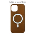 thumbnail image 1 of Funda para teléfono Funda de silicona para teléfono Protector móvil a prueba de polvo a prueba de agua, Reemplazo para iPhone 12 mini, Marrón Jumpingount EL001262-03, 1 of 2