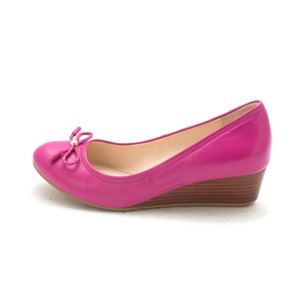 Cole Haan Womens Elisamariesam Closed Toe Wedge Pumps Purple Size 6.0 Cole Haan Womens Elisamariesam Closed Toe Wedge Pumps Purple Size 6.0
