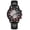 Black, variant on Men's Quartz Watch Pu Leather Strap Large Dial Simple Fashion Watch High Strength Glass Face