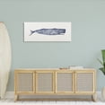thumbnail image 2 of Stupell Industries Classic Whale Watercolor Illustration Animals & Insects Painting Gallery Wrapped Canvas Art Print Wall Art, 48 x 20, 2 of 5