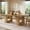 Brown, variant on Finmind Farmhouse Dining Table for 4-6 People, 63-inch Rectangular Wooden Kitchen Table, Brown