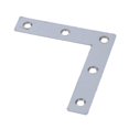 thumbnail image 3 of Angle Plate Corner Brace Flat L Shape Repair Bracket 80mm x 80mm, 3 of 5