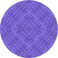 thumbnail image 1 of Ahgly Company Indoor Round Patterned Purple Mimosa Purple Area Rugs, 8' Round, 1 of 6