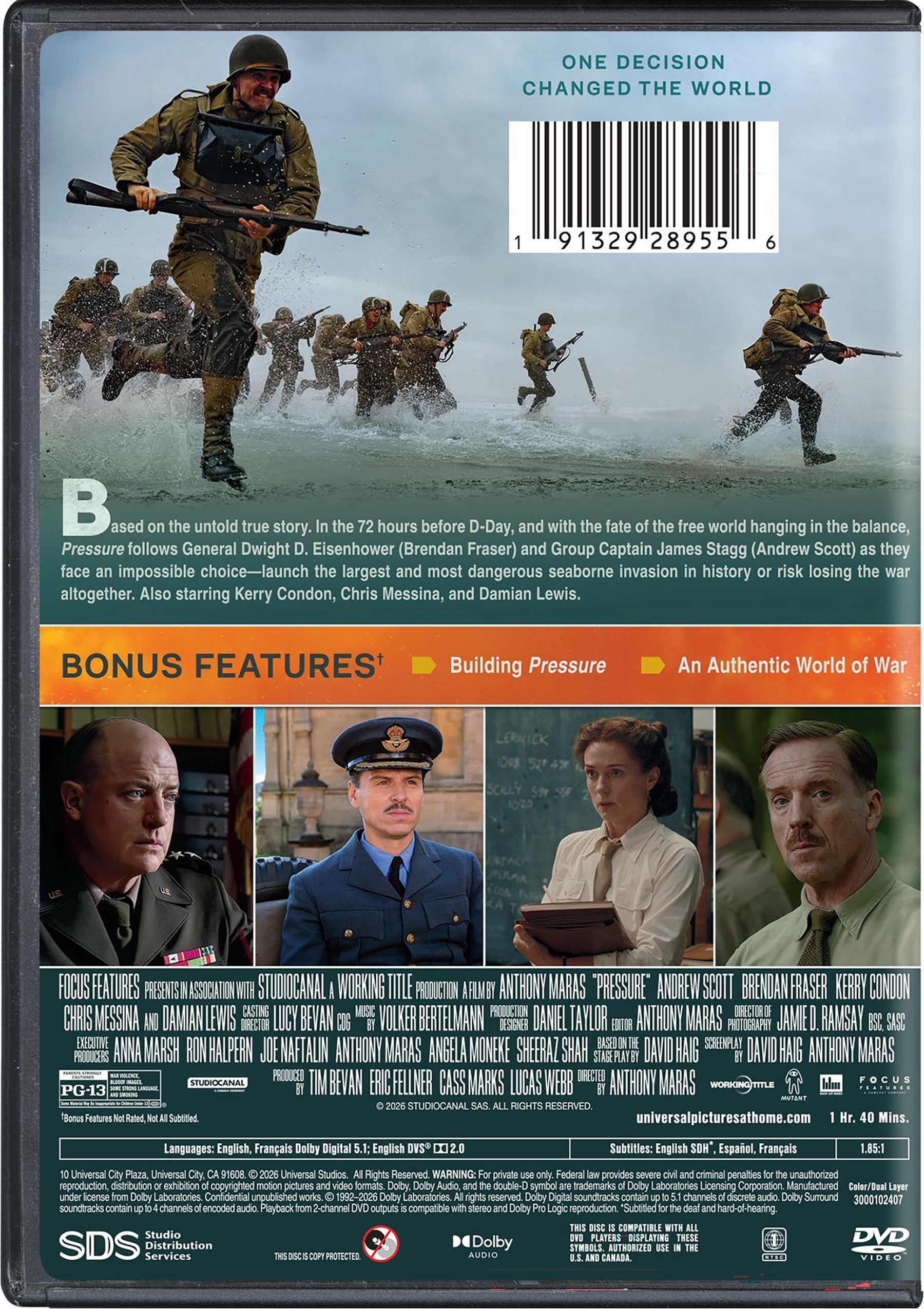 Pressure (DVD) Focus Features, Drama
