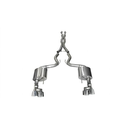 Corsa Performance 21042 Sport Cat-Back Exhaust System Fits 18-20 Mustang Fits select: 2018-2023 FORD MUSTANG GT