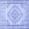 thumbnail image 1 of Ahgly Company Indoor Square Persian Blue Traditional Area Rugs, 7' Square, 1 of 4