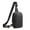 Dark Gray, variant on Mini Crossbody Sling Bag Chest Bag Dual Pocket Water Resistant Fanny Pack Running Phone Holder for Men Women Workout Travelling