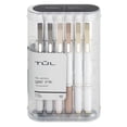 thumbnail image 3 of TUL® GL Series Retractable Gel Pens, Medium Point, 0.7 mm, Pearl White Barrel, Black Ink, Pack Of 12 Pens, 3 of 8