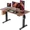 Espresso, variant on CHITOOMA Height Adjustable Electric Standing Desk, 55 x 28 Inches Sit Stand up Desk, Large Memory Computer Home Office Desk with Two-Piece Desktop (Vintage Brown)