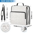 thumbnail image 3 of Minimalist Theme Design Stripes Lines Zipper Binder Bag 3 Ring Binder Bag,Large Capacity Durable Binder Organizer Bag, 3 of 8