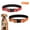 Red+Orange, variant on CHBORLESS 2 Pack Reflective Dog Collar Adjustable Nylon Pet Puppy Collar,Black Gray,M