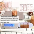 thumbnail image 3 of High Borosilicate Glass Measuring Cup-V-Shaped Spout，Glass Measuring Beaker for Kitchen or Restaurant, Easy to Read, 60 ML (2 Oz)-Pack of 2, 3 of 7