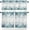 Blue, variant on Red Leaf Kitchen Curtains, Fall Plant Country Vintage Watercolor White 3-Piece Kitchen Curtain Valance and Tiers Set 24 Inch Length, Rod Pocket Half Window Curtains for Cafe Living Room Bathroom