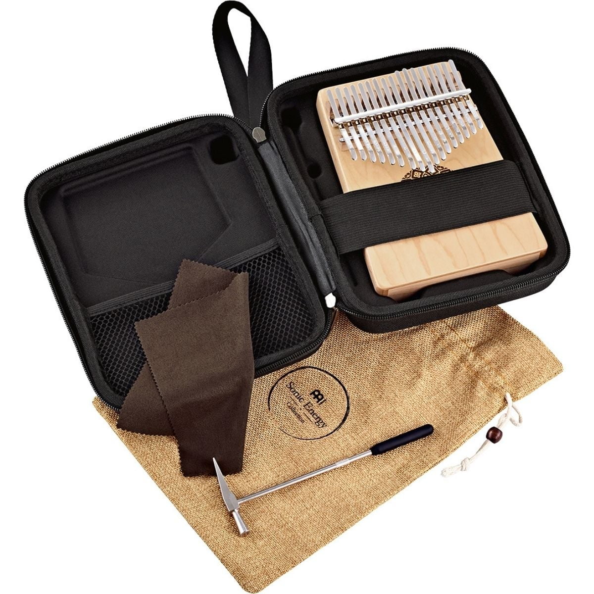 Meinl Sonic Energy Sound Hole Kalimba C Major, 17-Notes, Maple
