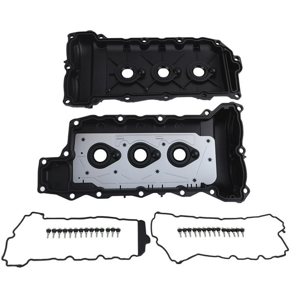 maXpeedingrods Left & Right Side Engine Valve Cover for Chevrolet Equinox Camaro Impala 2010-2017 for Cadillac CTS STS SRX 2010-2012 Replaces# 264930 12641260