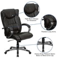 thumbnail image 4 of Scranton & Co Chaise de Bureau Brun Espresso, 4 of 8