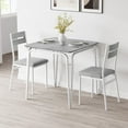 thumbnail image 2 of QinaQin Kitchen Table and Chairs for 2, 29.1 Inch Dining Room Table Set with 2 Upholstered Chairs, 2 of 7