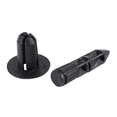 thumbnail image 3 of 300Pcs Car Molding Door 5mm Hole Plastic Rivets Fixing Black., 3 of 8