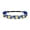 Blue, variant on Girls Baseball Softball Sports Hairband â Elastic Non Headband for Running â Stretchy Athletic Hair Accessory for Kids â One Size