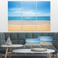 thumbnail image 3 of Designart Calm Blue Sea and Sky Canvas Wall Art, 3 of 4