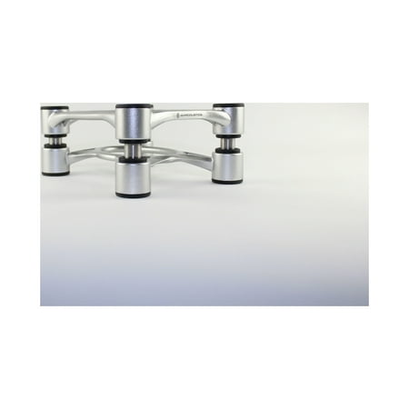 UPC: 0810514000072 | IsoAcoustics The Aperta – Sculpted Aluminum Acoustic Isolation Stands Aluminum Finish