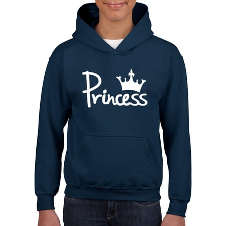 IWPF - Big Boys Hoodies and Sweatshirts - Princess Crown