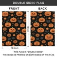 thumbnail image 3 of Halloween Garden Flag 12x18 Double Sided Trick or Treat Holiday Garden Flags Outside Decor Bat Fall Holiday Burlap Yard Flag Outdoor Lawn Decorations, 3 of 4