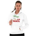 thumbnail image 4 of I Put Out For Santa Christmas Cookies Unisex Plus Fleece Graphic Hoodie Brisco Brands 2X, 4 of 5
