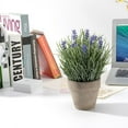 thumbnail image 6 of K-Cliffs Artificial Provence Lavender Flower Plant Arrangements in Pot for Home Decor, 6 of 6