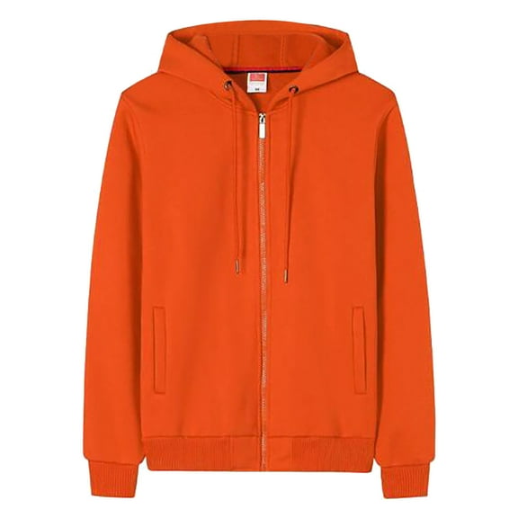 njshnmn Men's Heavyweight Full Zip Hoodie Thick Casual Hoodies Zip Hooded Jackets Sweatshirt