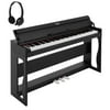 Glarry 88 Key Digital Piano Weighted Keyboard Piano for Beginner, Black