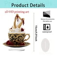 thumbnail image 2 of Votnto Decorative Teacups, Heart Shaped Tea Cup Red Pink Ceramic Coffee Cup, for Valentine's Day Galentine's Gift Wedding Anniversaries Party Supplies, 2 of 7