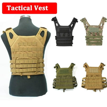 Military Armor Army JPC Vests Combat Tactical Vest Molle Plate Carrier Men (Best Bullet Proof Vest For Police)