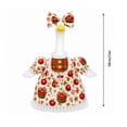thumbnail image 3 of OANLKGI Thanksgiving Fall Goose Dress 23 Inch Harvest Printed Outfit With Matching Bow Decor Replacement Clothing For Porch Goose Figurine Front Porch Farmhouse Seasonal Decor, 3 of 8
