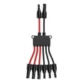 thumbnail image 1 of Mornei Solar Panel Y Branch Connector Easy Installation Accessories Replace Adapter 2 in 6 Out, 1 of 8