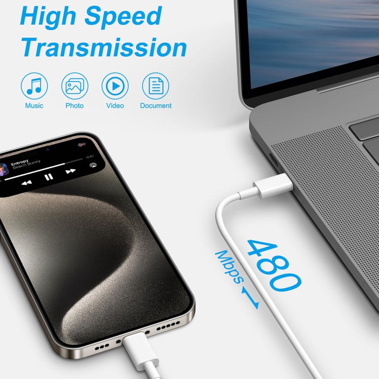 Coreykin 20W USB-C Charger with 6FT Cable White photo 4